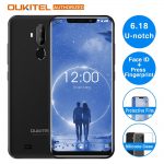 OUKITEL C12 Face ID 3G Smartphone 6.18" 19:9 Android 8.1 MT6580 Quad Core 1.3GHz 2GB+16GB 8MP+2.0MP Press Fingerprint Mobile