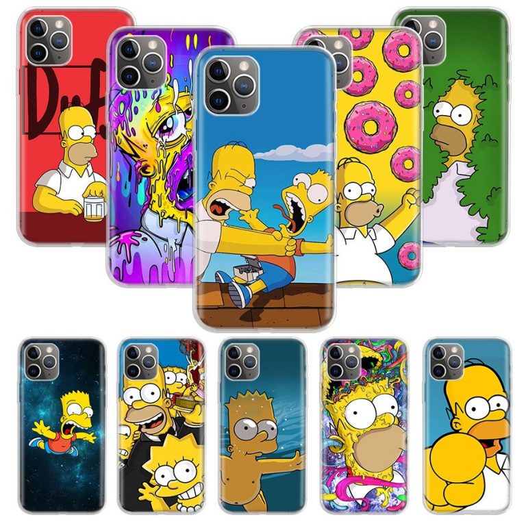 The Simpsons Case for Apple iphone 11 Pro XS Max XR X 7 8 6 6S Plus 5 5S SE 10 Ten Gift Silicone Phone Cover Coque