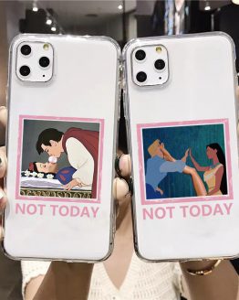 Aesthetic Tumblr Spoof Princess Prince Soft TPU Transparent Phone Case for Apple Iphone 11 Pro Max X Xs Xr 7 8 7plus 8plus Cover