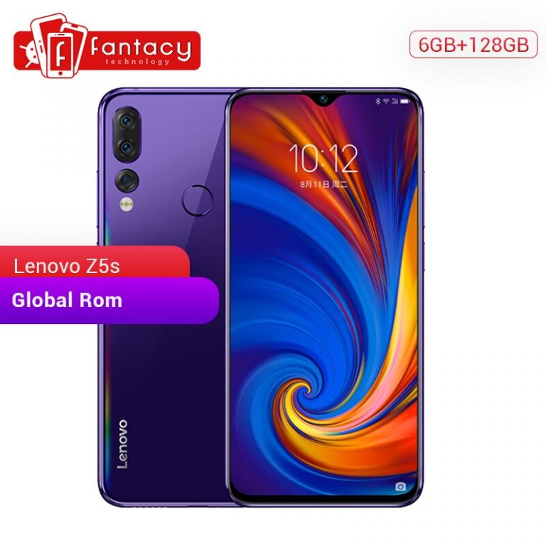 Global Rom Lenovo Z5s 6GB 128GB Snapdragon 710 AIE Octa Core smartphone 6.3" 1080P Display Rear QC 3.0 16MP Triple Cameras