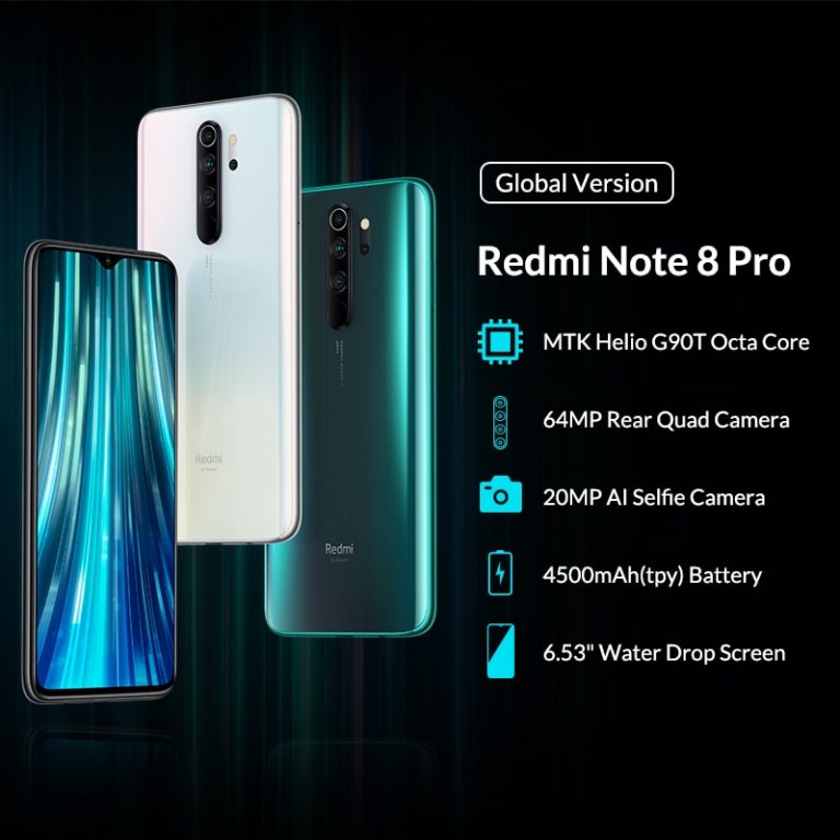 Global Version Xiaomi Redmi Note 8 Pro 6G RAM 128GB ROM Smartphone 64MP Four Rear Camera MTK Helio G90T Octa Core 6.53" 4500 mAh 2 Xiaomi Redmi Note 8 Pro 6GB RAM 128GB ROM - 64MP Quad Camera, 6.53" Full Screen, Long-Lasting 4500mAh Battery