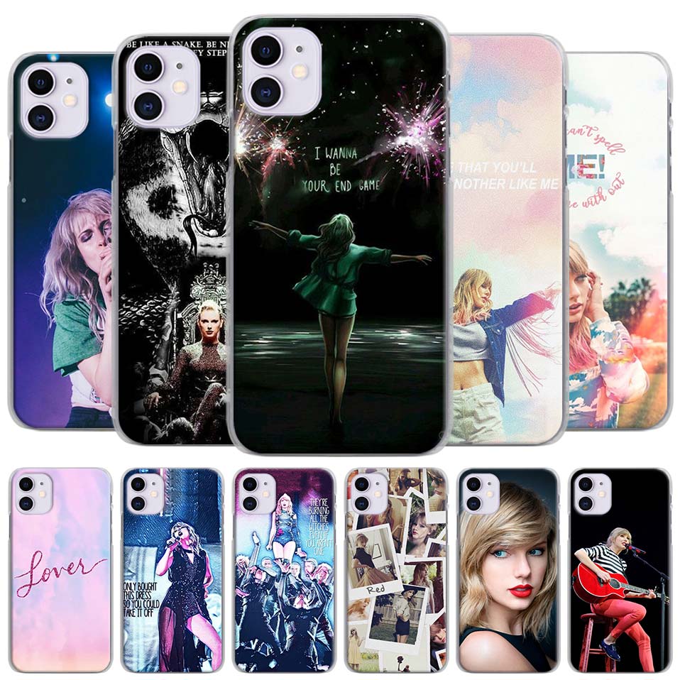 pop singer Taylor Phone Cases for Apple iPhone 11 Pro Max X XR XS MAX 11 Pro 7 8 6 6s Plus 5 5S SE Hard Cover
