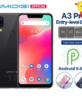 UMIDIGI A3 Pro Android 9.0 Global Band 5.7"19:9 FullScreen smartphone 3GB RAM 32GB ROM Quad core 12MP+5MP Face Unlock Dual 4G