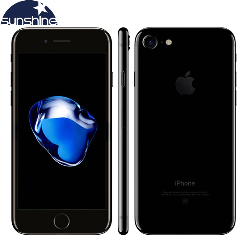 Original Apple iPhone 7 4G LTE Mobile phone IOS 10 Quad Core 2G RAM 256GB/128GB/32GB ROM 4.7''12.0 MP Fingerprint Smartphone