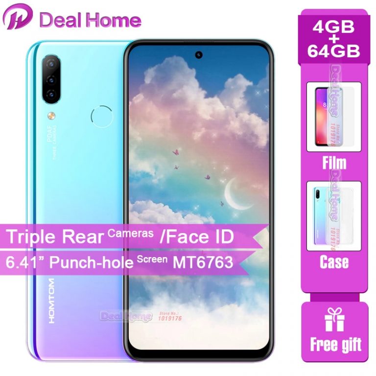 HOMTOM P30 pro Triple Rear Camera Mobile Phone 4GB 64GB 4000mAh 6.41”Punch -hole Screen Face ID MT6763 Octa Core 4G Smartphone HOMTOM P30 pro Triple Rear Camera Mobile Phone 4GB 64GB 4000mAh 6.41”Punch -hole Screen Face ID MT6763 Octa Core 4G Smartphone