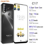 OUKITEL Android 9.0 Smartphone 6.35'' Face ID Fingerprint 4G Mobile Phone
