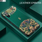 Luxury Leather Relief Patterned Case For iPhone 11 Pro XS MAX XR X New Silicone Soft Cases