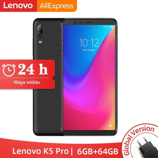 Global Version Lenovo K5 Pro 6GB 64GB Snapdragon636 Octa Core Smartphone Four Cameras 5.99 inch FHD 4G LTE 4050mAh Battery