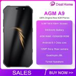 AGM A9 IP68 JBL Co-Branding 5.99" Screen 4GB RAM 64GB ROM JBL Tuned Speakers