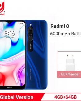 Global Version Xiaomi Redmi 8 4GB 64GB Smartphone Snapdragon 439 Octa Core 12MP Dual Camera 5000mAh Battery Cellphone