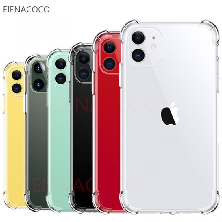 Luxury Shockproof Transparent Silicone Phone Case For iPhone 11 Pro