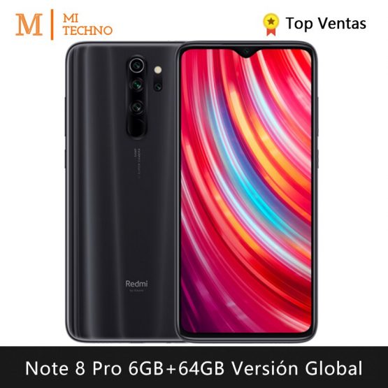 Xiaomi Redmi Note 8 Pro Smartphone(6GB RAM 64GB ROM telefono movil free new NFC android Quad camera) [Global Version]