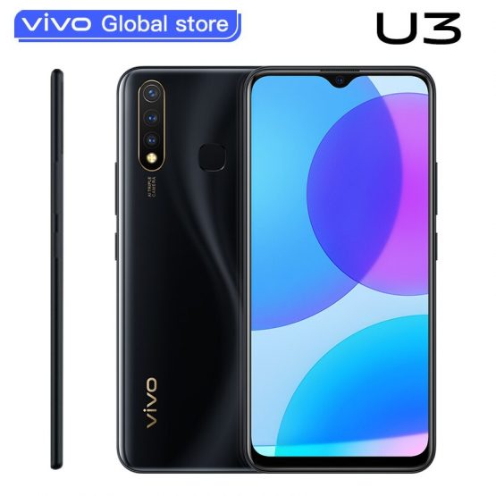 Original vivo U3 Smartphone Snapdragon 675 4GB 64GB 5000mAh Big Battery 6.53-inch Triple Camera Celular Android 9 Cell Phones