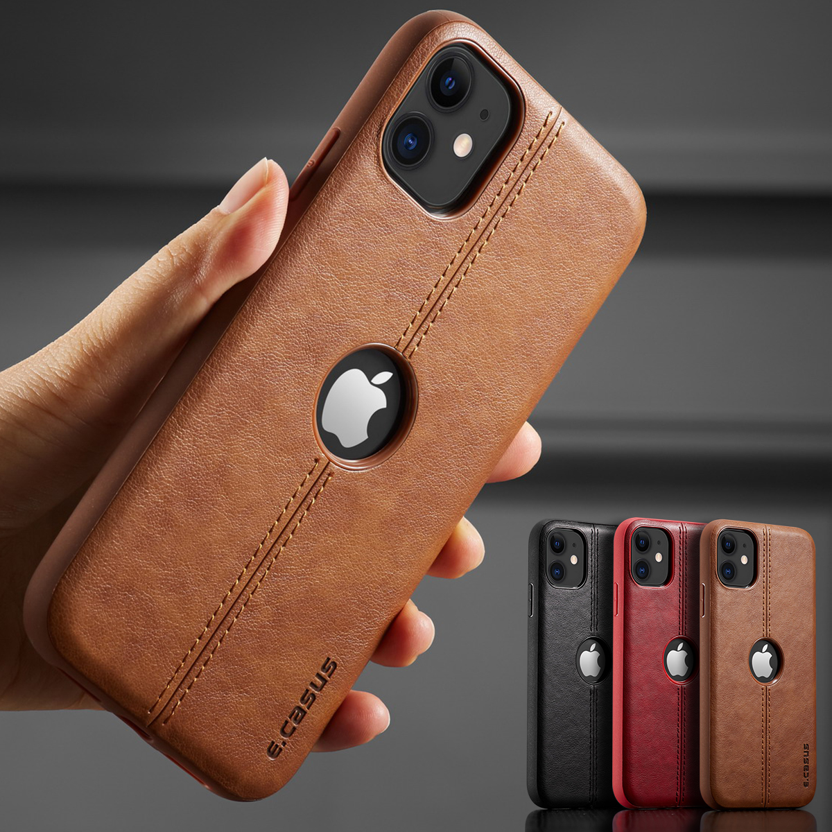 For iPhone 11 11 Pro 11 Pro Max Case New SLIM Luxury Leather Back Case Cover For iPhone 11 XR XS MAX 8 7 6 Plus Shockproof Case