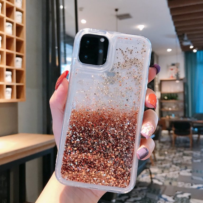 Quicksand Phone Case For iPhone 11 Pro Max 7 8 Plus Shiny Stars PC+ TPU Glitter Cover For iPhone XS XR