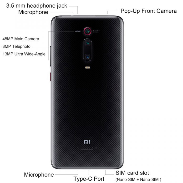 Original Global Version Xiaomi Mi 9T 9 T 6GB 64GB Snapdragon 730 Octa Core 6.39'' AMOLED 48MP Cameras 4000mAh NFC Smartphone