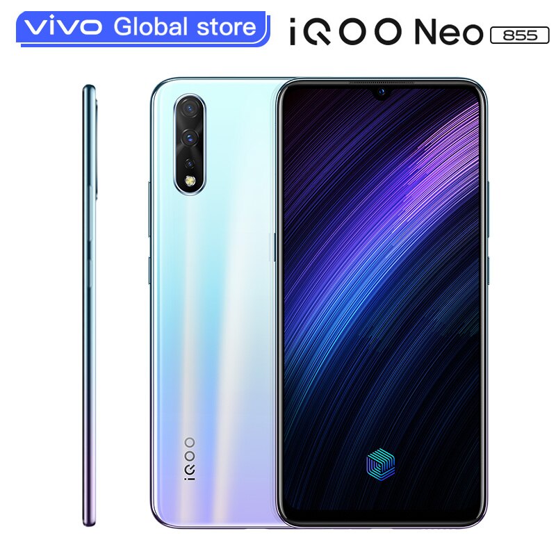 original vivo iQOO Neo 855 Smartphone 6GB 128GB Snapdragon 855 Octa Core 4500mAh 33W Dash Charging Celular Android Cell Phone