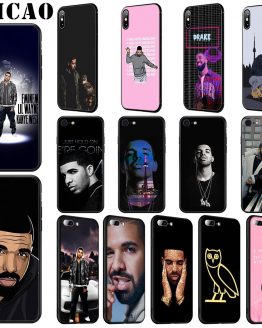 IYICAO Rapper Drake Soft Silicone Case for iPhone 11 Pro Max XR X XS Max 6 6S 7 8 Plus 5 5S SE Phone Case