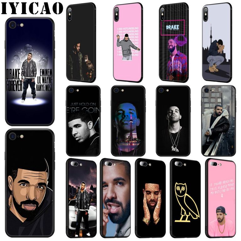 IYICAO Rapper Drake Soft Silicone Case for iPhone 11 Pro Max XR X XS Max 6 6S 7 8 Plus 5 5S SE Phone Case