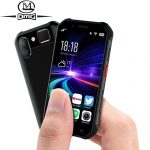 4G rugged smartphone mini phone with shockproof design, NFC, SOS button, and walkie-talkie function