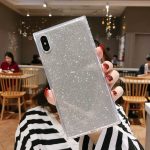 SUYACS Square Glitter Phone Case For iPhone 11 Pro XR XS Max 6 6S 7 8 Plus