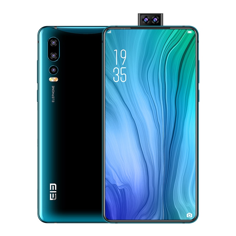 Elephone U2 16MP Pop Up Camera Mobile phone Android 9.0 MT6771T Octa Core 6GB+128G 6.26" FHD+ Screen Face ID 4G LTE Smartphone