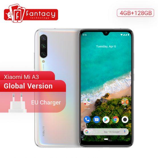 Global Version Xiaomi Mi A3 MiA3 4GB 128GB Smartphone Snapdragon 665 48MP Triple Cameras 32MP Front Camera AMOLED Display