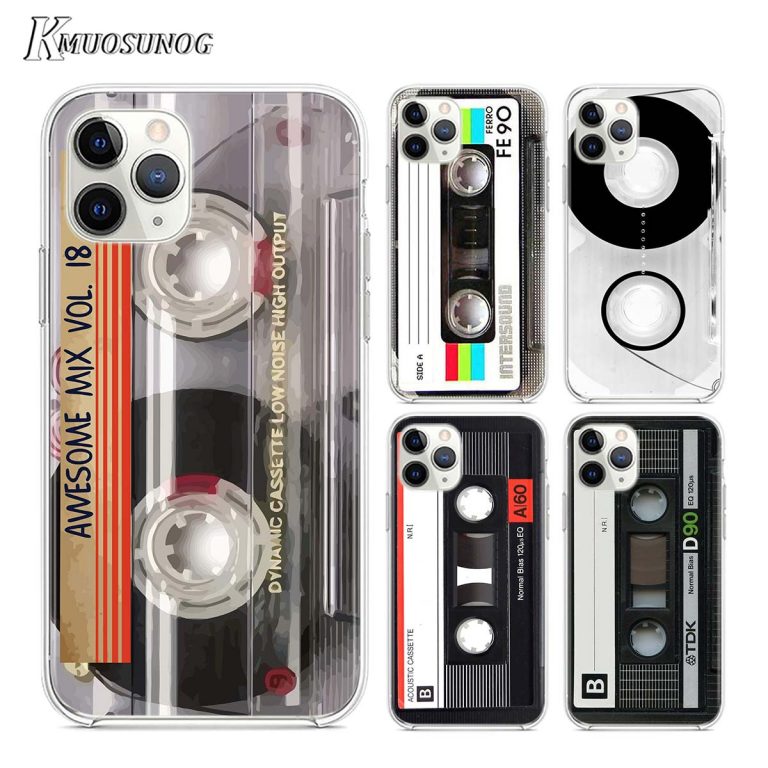 Transparent Clear TPU Cover Classical Old Cassette for iPhone 11 11Pro XS MAX XR X 8 7 6S 6 Plus 5S Phone Case Transparent Clear TPU Cover Classical Old Cassette for iPhone 11 11Pro XS MAX XR X 8 7 6S 6 Plus 5S Phone Case