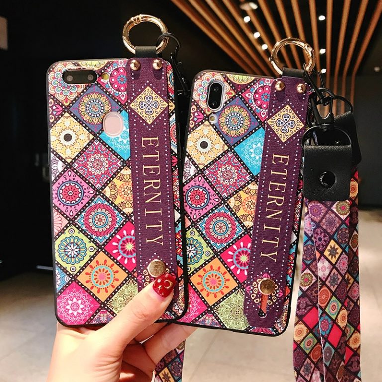 Wrist Strap Phone Case For iPhone X XR XS XS 6 6s 7 8plus 11 Pro