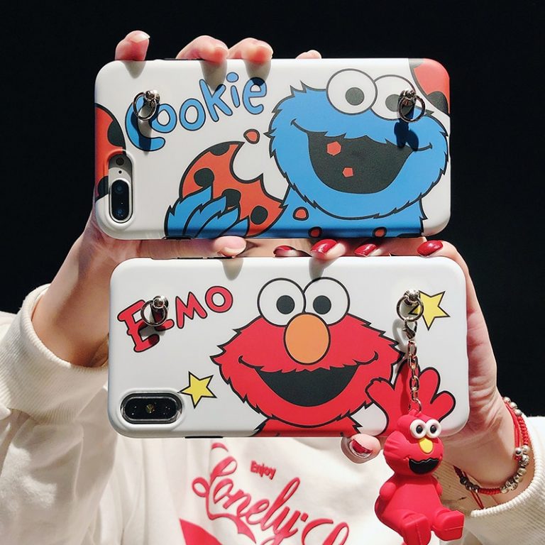 Cartoon Cute bracket Phone Case For iphone 11 Pro MAX X XR XS Max with Lanyard Soft silicone Matte Cover For iphone 7 8 6 s Plus 2 ONE PLANT Cartoon Cute Phone Case - Protect and Style Your iPhone