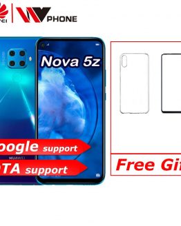 Huawei Nova 5z SmartPhone Kirin 810 Ai Octa Core 6.26 inch Android 9.0 Fingerprint unlock Support Google play