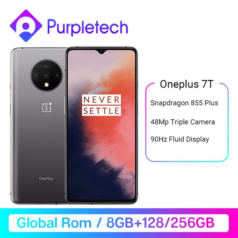 Global ROM OnePlus 7T Snapdragon 855 Plus 6.55'' AMOLED Screen 90Hz Fluid Display 48MP Triple Cameras UFS 3.0 NFC Smartphone Global ROM OnePlus 7T Snapdragon 855 Plus 6.55'' AMOLED Screen 90Hz Fluid Display 48MP Triple Cameras UFS 3.0 NFC Smartphone
