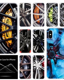 luxury Soft Silicone Phone Case Sports car Wheels rims vehicles for Apple iPhone 11 Pro XS Max X XR 6 6S 7 8 Plus 5 5S SE Cover
