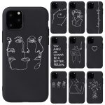 Cute Phone Case For iPhone 6 6s 7 8 Plus X XR XS 11Pro Max 5 5s SE Lover Face Soft TPU For iPhone 11 Pro Case Capa High Quality