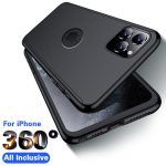 360 Full Cover Phone Case For iPhone 11 X XR XS Max 5 6 6s 7 8 Plus Protective Cover For iPhone X XR 11 Pro max Case With Glass