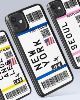 Cute FIRST CLASS PLANE TICKET Phone Case For iPhone 11Pro Max 7 8 Plus X XR XS Max Flight Ticket Letter Soft Silicone Back Cover