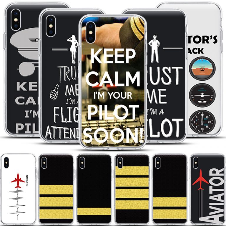 SOFT TPU Silicone Phone Case for iphone 11 11Pro XSMax X XR XS Aircraf
