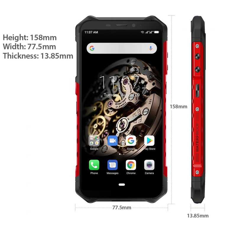 Ulefone Armor X5 Smartphone Android 9.0 MT6763 Octa Core Ip68 Rugged