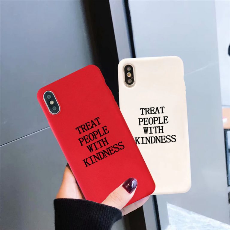 GYKZ Harry Styles Treat People With Kindness Phone Case For iPhone XS MAX 11 Pro X XR 7 8 6 Plus Candy Color Soft Silicone Cover 2 GYKZ "Treat People With Kindness" iPhone Case - Stylish & Protective