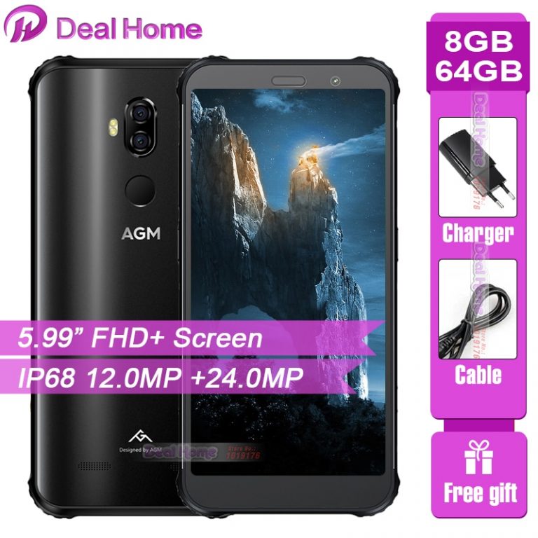 AGM X3 IP68 JBL Tuned Speakers Smartphone 5.99" Screen 4100mAh Android