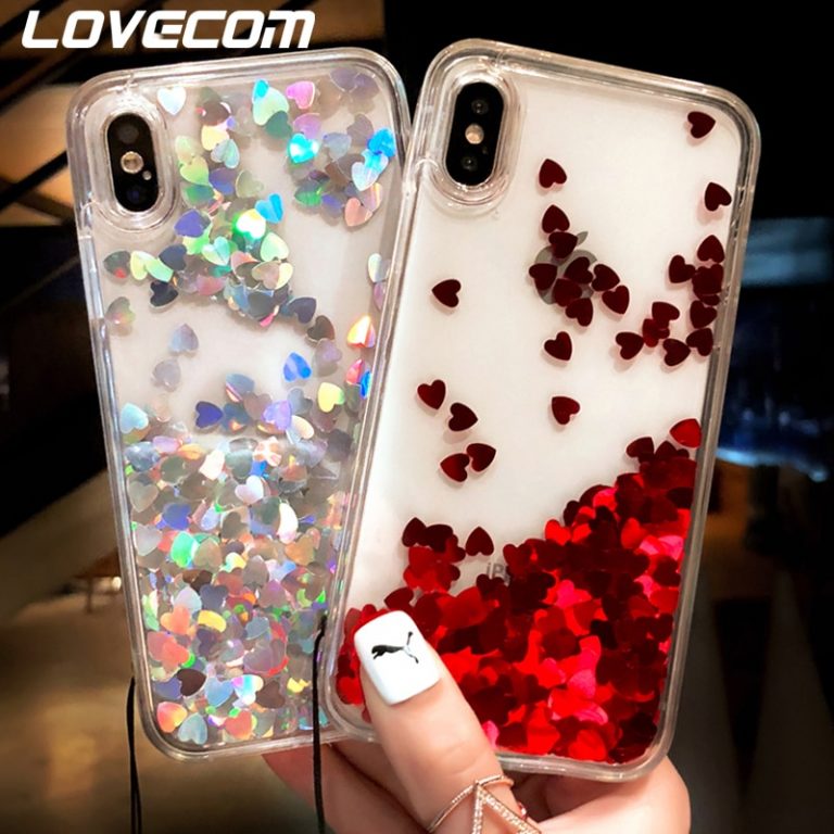 Glitter Sequin Quicksand Transparent Phone Case For iPhone 11 Pro Max