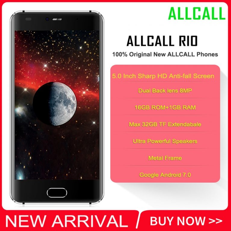 RIO Dual Back Cam 3G 5.0 Inch IPS HD 1GB RAM 16GB ROM 8MP
