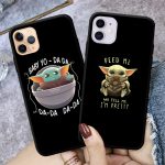 Cute Cartoon Baby Yoda Mandalorian Phone Case For iPhones 11 pro Xs Max 6s 7 8 Plus XR Soft Silicone Back Cover