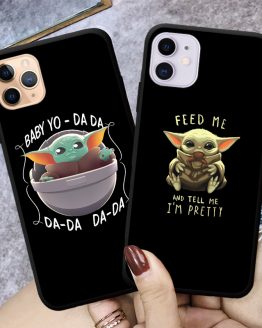 Cute Cartoon Baby Yoda Mandalorian Phone Case For iPhones 11 pro Xs Max 6s 7 8 Plus XR Soft Silicone Back Cover