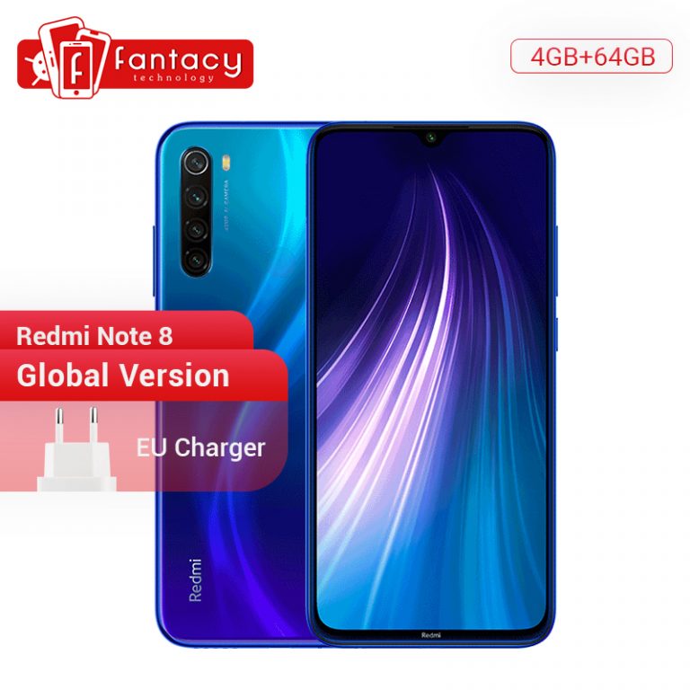 Gloabl Version Xiaomi Redmi Note 8 4GB 64GB 48MP Quad Camera Smartphone Snapdragon 665 Octa Core 6.3" FHD Screen 4K Video Phone 1 Xiaomi Redmi Note 8 - 48MP Quad Camera, 4GB RAM, Snapdragon 665, FHD 6.3" Screen - Ideal Smartphone for Daily Use