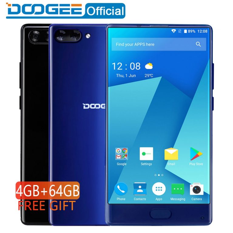DOOGEE MIX 4GB+64GB bezel-less Smartphone Dual Camera 5.5'' AMOLED MTK Helio P25 Octa Core mobile phones 1 DOOGEE MIX 4GB+64GB bezel-less Smartphone Dual Camera