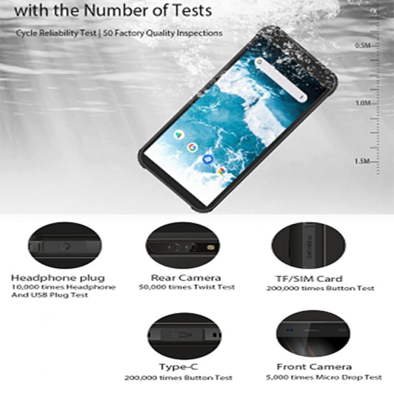 Blackview BV5500 IP68 Waterproof Mobile Phone  2GB+16GB 5.5" 18:9 Screen