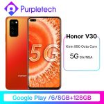 Honor V30 View 30 5G Smartphone Google Play Kirin990 7nm Octa core