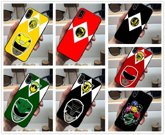 Power Rangers phone case hero black soft cover for iPhone 11 Pro Max 6 7 8plus 5S X XS XR XSMax For Samsung s10 s9 plus series