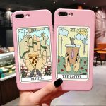 Aesthetic Art pizza coffee Pink silicone Phone Case For iPhone X 6 6s Plus 7 8 Plus XS MAX XR 11 Pro Max SE 5 5s TPU Cover